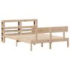 vidaXL Estructura de cama sin colch&oacute;n madera maciza de pino 140x190 cm
