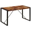 vidaXL Mesa de comedor 140x70x75 cm madera maciza de acacia