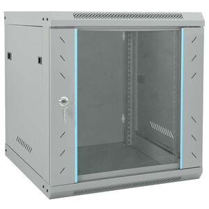 vidaXL Armario de red con almacenamiento Gris 53 x 60 x 60 cm Acero