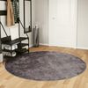 vidaXL Alfombra lavable gris &Oslash; 200 cm