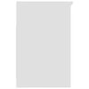 vidaXL Cajonera de madera contrachapada blanco 40x50x76 cm
