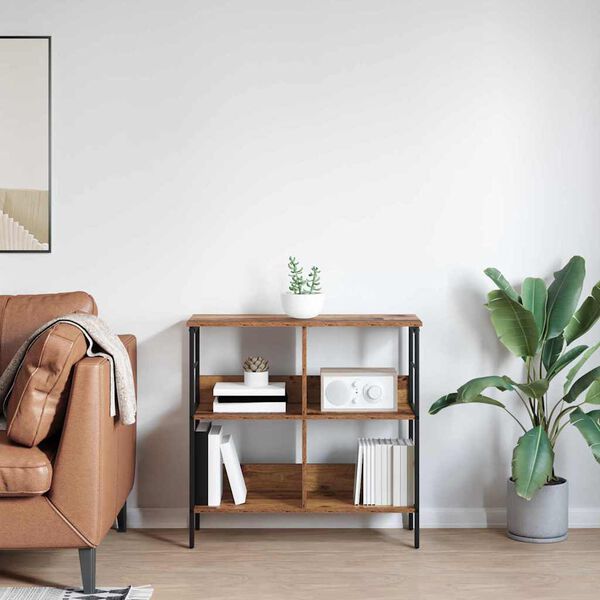 vidaXL Estante de libros Madera Vieja 82 x 32 x 79 cm