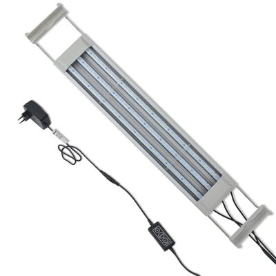 vidaXL Lámpara LED para acuario aluminio IP67 50-60 cm