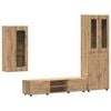 vidaXL Conjunto de mueble de TV FLORIN 3 pcs Roble artisan