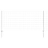 vidaXL Valla con Poste Plateado 1 x 25 m Acero