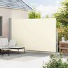 vidaXL Toldo lateral retr&aacute;ctil para patio crema 220x500 cm