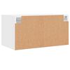 vidaXL Mueble pared con puertas de vidrio 2 uds blanco 68,5x37x35 cm