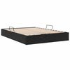 vidaXL Cama con almacenamiento Negro 135 x 190 cm Terciopelo