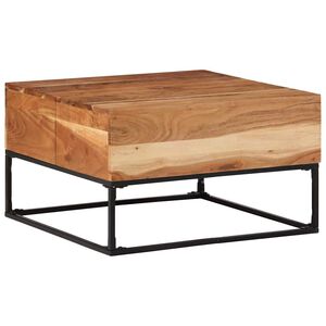 vidaXL Mesa de centro madera maciza de acacia 68x68x41 cm