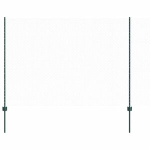 vidaXL Valla hexagonal con poste 100 x 1,6 m Acero recubierto de PVC