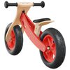 vidaXL Bicicleta sin pedales para niños con neumáticos de aire rojo