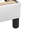 vidaXL Estructura de cama sin colch&oacute;n Zadar cuero sint&eacute;tico blanco 180x200cm