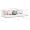 vidaXL Sofá cama extraíble sin colchón metal blanco 90x200cm