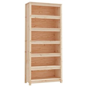 vidaXL Estanter&iacute;a madera maciza de pino 80x35x183 cm
