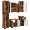 vidaXL Juego de muebles de ba&ntilde;o con caj&oacute;n TULUM Madera vieja