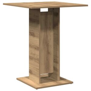 vidaXL Mesa de bistr&oacute; madera de ingenier&iacute;a roble artisan 60x60x75 cm