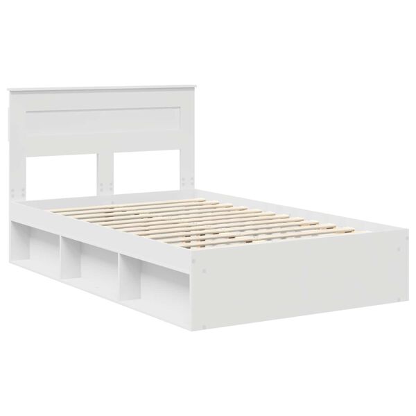 vidaXL Estructura de cama con caj&oacute;n 135 x 190 cm Madera de pino macizo