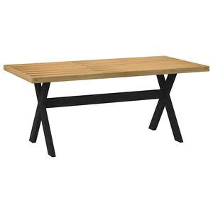 vidaXL Mesa comedor NOAIN patas forma X madera maciza pino 180x90x75cm