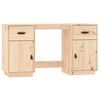 vidaXL Escritorio con armarios madera maciza de pino 135x50x75 cm