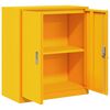 vidaXL Armario de almacenamiento Amarillo Mostaza 80 x 40 x 90 cm