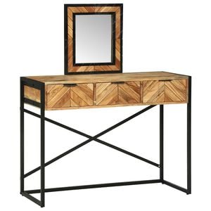 vidaXL Mesa Tocador Marr&oacute;n 100 x 40 x 120 cm Madera de Acacia S&oacute;lida