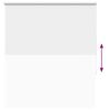 vidaXL Estor Enrollable Opaco blanco 140x130 cm Tela Ancho 136,6 cm