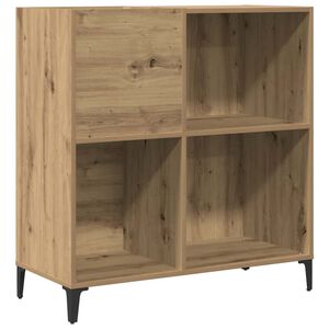 vidaXL Mueble para discos madera ingenier&iacute;a roble artisan 84,5x38x89cm