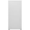 vidaXL Armario archivador de acero gris claro 46x62x133 cm