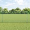 vidaXL Valla con Poste Verde 1,4 x 50 m Acero y PVC