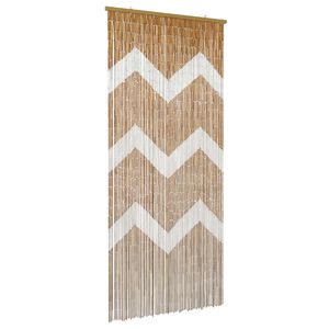 vidaXL Cortina de Puerta Insectos Multicolor 90 x 200 cm Bamb&uacute;