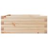 vidaXL Jardinera de madera maciza de pino 60x60x23 cm