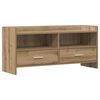 vidaXL Mueble de TV 100 x 33 x 47 cm Roble Artesanal