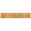 vidaXL Alfombra rectangular bamb&uacute; color natural 60x400 cm