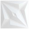 vidaXL Paneles de pared 24 pcs Estrella Blanca 50 x 50 cm Espuma XPS