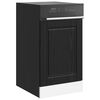 vidaXL Mueble de Cocina Roble Negro 45 x 1,5 x 67 cm