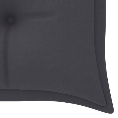 vidaXL Cojín para balancín de tela gris antracita 150 cm