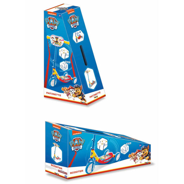 Smoby Paw Patrol Patinete de 3 ruedas Patrulla Canina