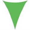 vidaXL Toldo de vela HDPE verde claro 160 g/m&sup2; 3x4x5 m
