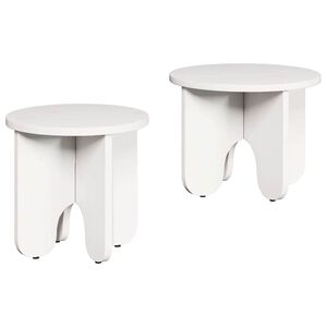 vidaXL Mesa de Caf&eacute; 2 uds. 39.5 x 39.5 x 30 cm Madera maciza de Pino
