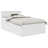 vidaXL Estructura de cama 135 x 190 cm Madera de ingenier&iacute;a