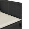 vidaXL Set de muebles jard&iacute;n 17 pzas con cojines rat&aacute;n sint&eacute;tico negro