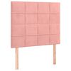 vidaXL Cama box spring con colch&oacute;n terciopelo rosa 90x190 cm