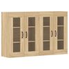 vidaXL Armarios de pared 2 uds madera de ingenier&iacute;a roble Sonoma