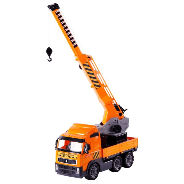 Polesie Wader Set camiones 4 pzas y grúa Polipropileno naranja y negro