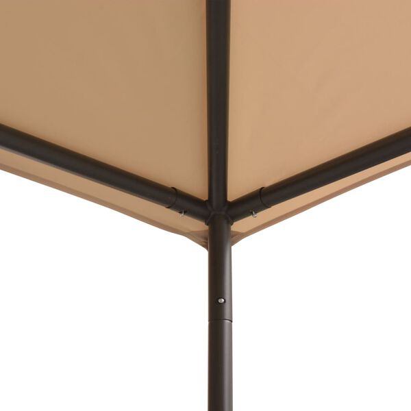 vidaXL Cenador carpa 3x3 m de acero beige