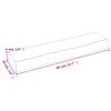vidaXL Estante de pared madera maciza de roble sin tratar 40x10x4 cm