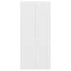 vidaXL Mueble zapatero de madera contrachapada blanco 80x35,5x180 cm