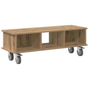 vidaXL Soporte de TV 100 x 35 x 35 cm Roble artisan
