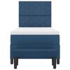 vidaXL Cama tipo Box Spring con cabecera Azul 100 x 200 cm tela