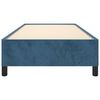 vidaXL Estructura de cama sin colch&oacute;n terciopelo azul oscuro 80x200 cm